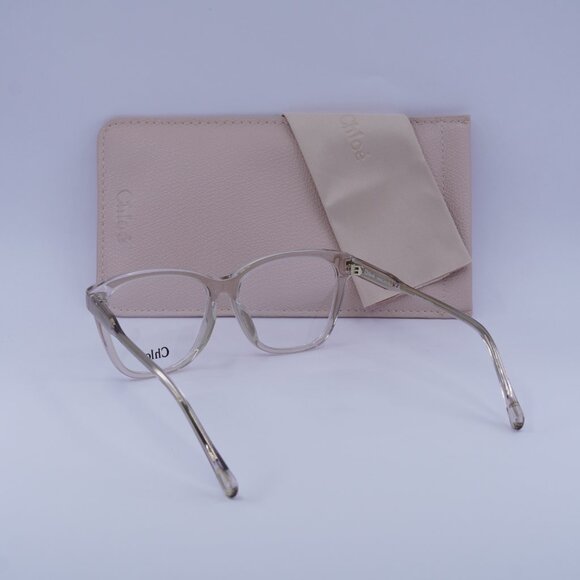 Chloe CH0084OA 003 Square Eyeglasses 55mm - Shiny Pink - Picture 6 of 10